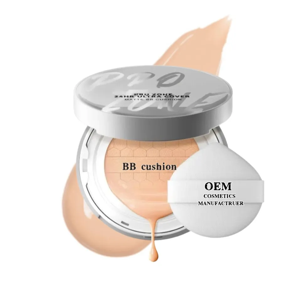 Privat etikett Vegan BB Cushion Foundation Liquid